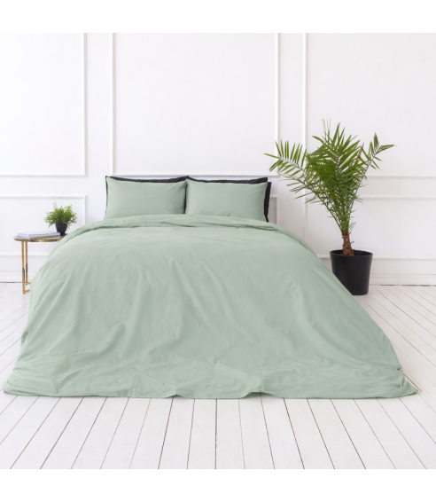 Premium Sateen Bedding Set „Eucalyptus“. Satin bedding sets