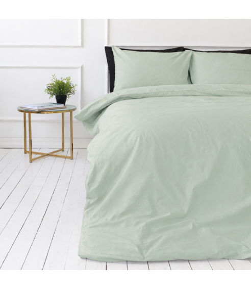 Premium Sateen Bedding Set „Eucalyptus“. Satin bedding sets