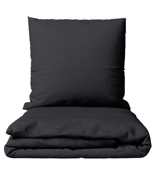 Premium Sateen Bedding Set „Graphite Satin“. Satin bedding sets