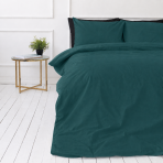 Premium Sateen Bedding Set „Green Sateen“. Bedding sets 135x200, 140x200 cm, 200x200 cm, 200x220 cm Premium Sateen Bedding Set „Green Sateen“. Bedding sets 135x200, 140x200 cm, 200x200 cm, 200x220 cm
