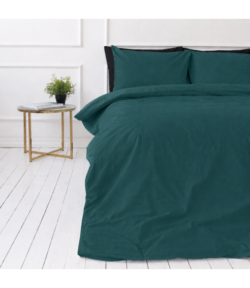 Premium Sateen Bedding Set „Green Sateen“. Satin bedding sets