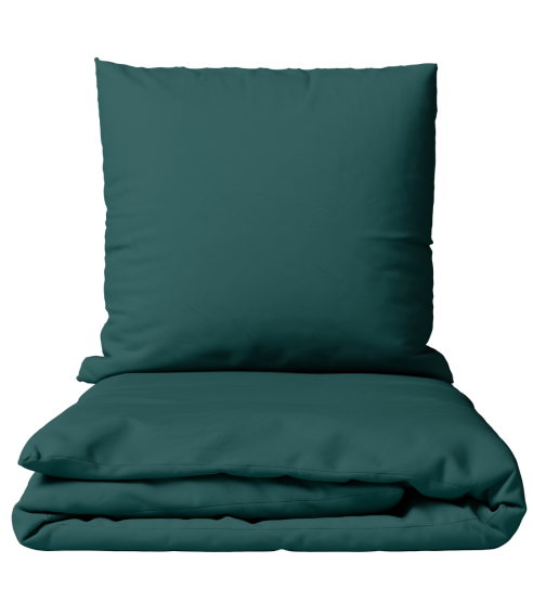 Premium Sateen Bedding Set „Green Satin“. Satin bedding sets