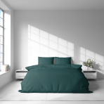 Premium Sateen Bedding Set „Green Satin“. Bedding sets 135x200, 140x200 cm, 200x200 cm, 200x220 cm