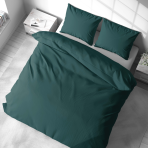 Premium Sateen Bedding Set „Green Satin“. Bedding sets 135x200, 140x200 cm, 200x200 cm, 200x220 cm