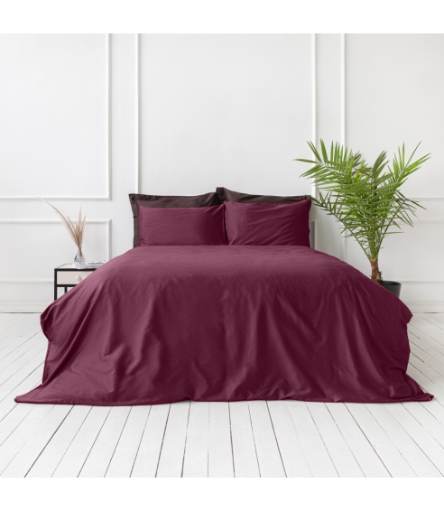 Premium Sateen Bedding Set „Cherry“. Satin bedding sets