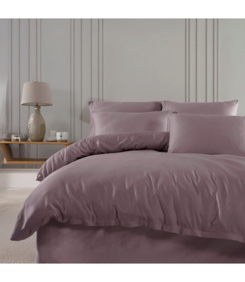 Premium Sateen Bedding Set „Lilac“. Satin bedding sets