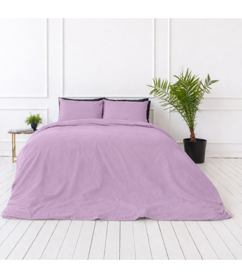 Premium Sateen Bedding Set „Lilac Sateen“. Satin bedding sets
