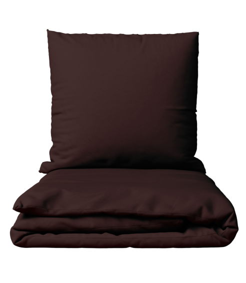 Premium Sateen Bedding Set „Chesnut glow“. Satin bedding sets