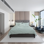 Premium Sateen Bedding Set „Mint“. Bedding sets 200x220, 160x200 cm