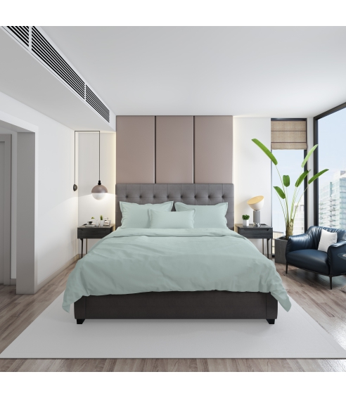 Premium Sateen Bedding Set „Mint“. Satin bedding sets