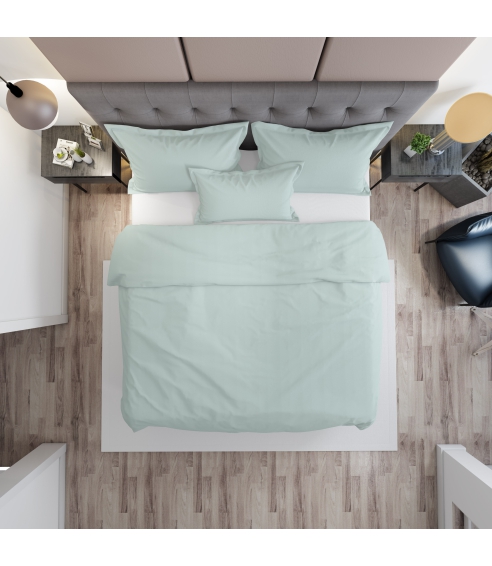 Premium Sateen Bedding Set „Mint“. Satin bedding sets