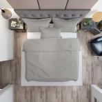 Premium Sateen Bedding Set „Moonlight“. Bedding sets 200x220, 200x220 cm