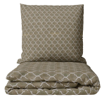 Premium Sateen Bedding Set „Morocco forest grey“. Bedding sets 135x200, 140x200 cm, 200x200 cm, 200x220 cm, 220x240 cm