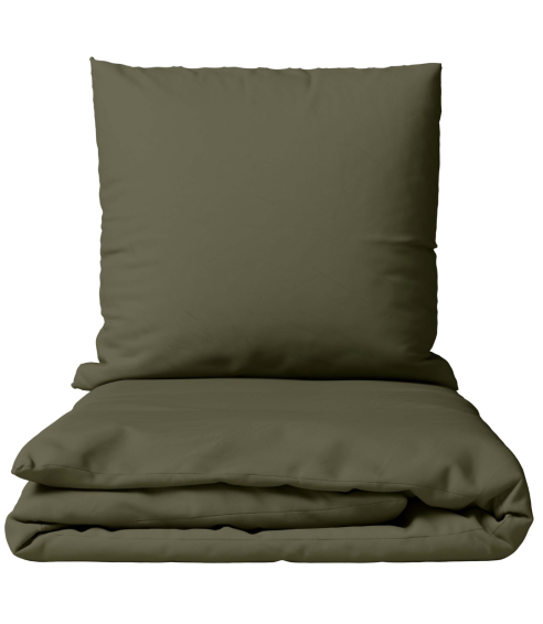 Premium Sateen Bedding Set „Moss green“. Satin bedding sets