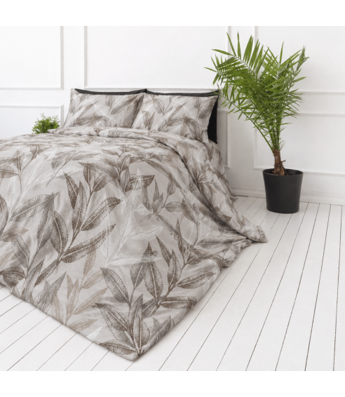 Premium Sateen Bedding Set „Painting Sand“. Satin bedding sets