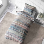 Premium Sateen Bedding Set „Painting“. Patterned bedding sets, 135x200 cm