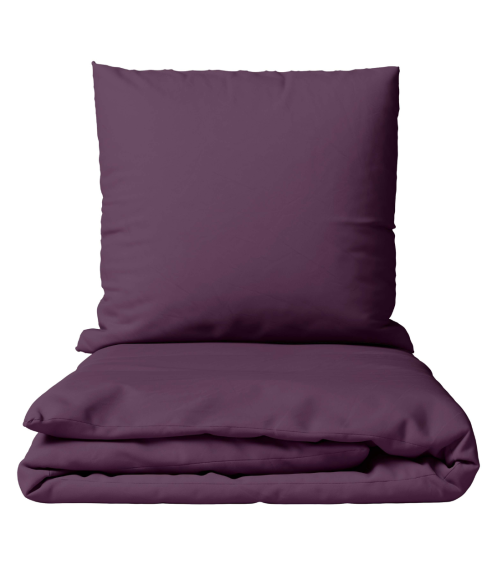Premium Sateen Bedding Set „Plum glow“. Satin bedding sets