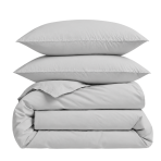 Premium Sateen Bedding Set „Silvara“. Mako cotton sateen bedding, 140x200 cm, 150x200 cm, 160x200 cm, 180x200 cm, 200x200 cm, 200x220 cm, 220x240 cm. Light grey solid color minimalist bedding set Premium Sateen Bedding Set „Silvara“. Mako cotton sateen bedding, 140x200 cm, 150x200 cm, 160x200 cm, 180x200 cm, 200x200 cm, 200x220 cm, 220x240 cm. Light grey solid color minimalist bedding set