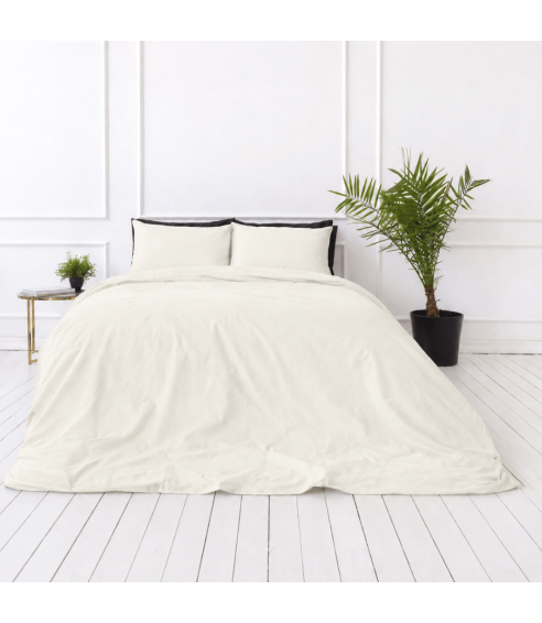 Premium Sateen Bedding Set „Snow White sateen“. Satin bedding sets