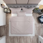 Premium Sateen Bedding Set „Coral“. Bedding sets 200x220, 200x200 cm, 200x220 cm