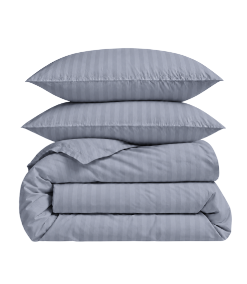 Premium Sateen Bedding Set „Tradewinds Stripe Sateen“. Satin bedding sets