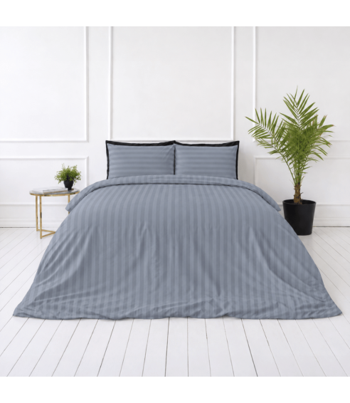Premium Sateen Bedding Set „Tradewinds Stripe Sateen“. Satin bedding sets