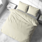 Premium Sateen Bedding Set „Vanilla glow“. Bedding sets 150x200, 140x200 cm, 150x200 cm, 160x200 cm, 180x200 cm, 200x200 cm, 200x220 cm, 220x240 cm