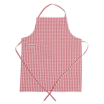 Apron „Ulla apron“. Aprons. Red and white checked apron with classic small gingham pattern Apron „Ulla apron“. Aprons. Red and white checked apron with classic small gingham pattern