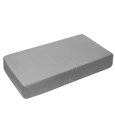 Satin Bed Sheet „Silver glow“. Flat sheets