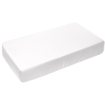 Satin Bed Sheet  „Classic White“, 240x260 cm