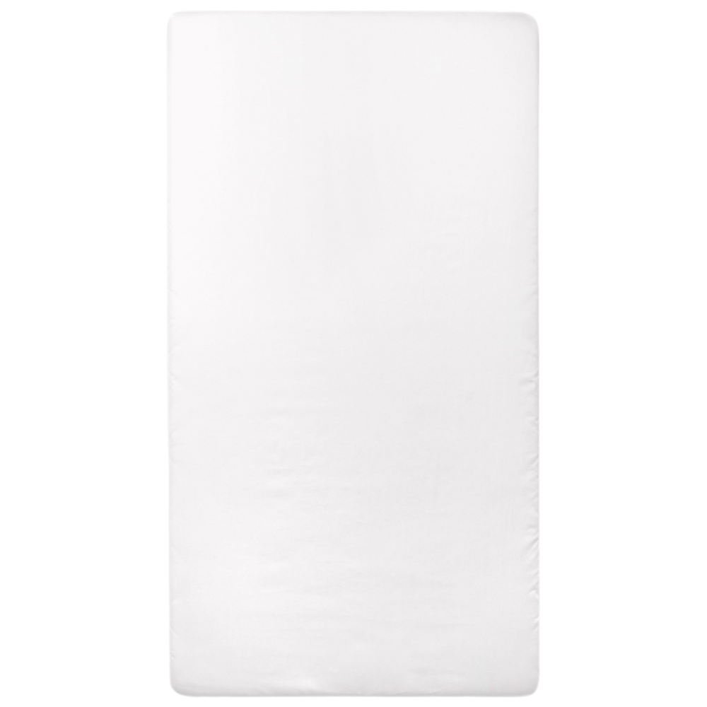 Satin Bed Sheet  „Classic White“, 240x260 cm