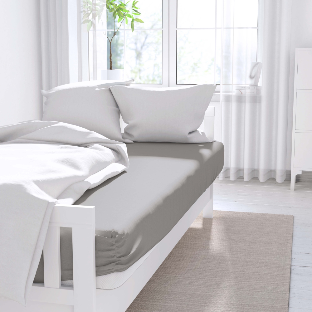 Satin Bed Sheet „Moonlight“