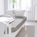 Satin Bed Sheet „Delicate“, 200x230 cm