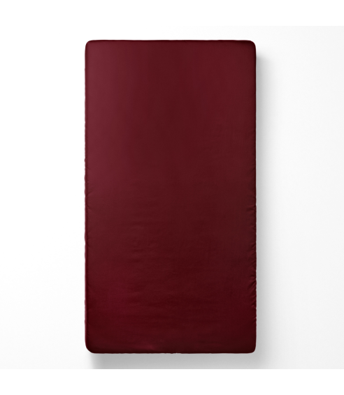 Satin Bed Sheet „Maroon“. Flat sheets