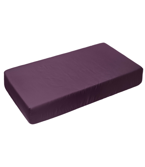 Satin Bed Sheet „Plum glow“. Flat sheets