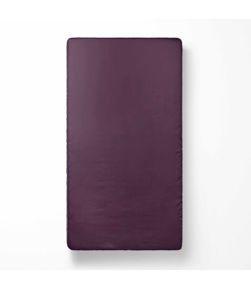 Satin Bed Sheet „Plum glow“. Flat sheets