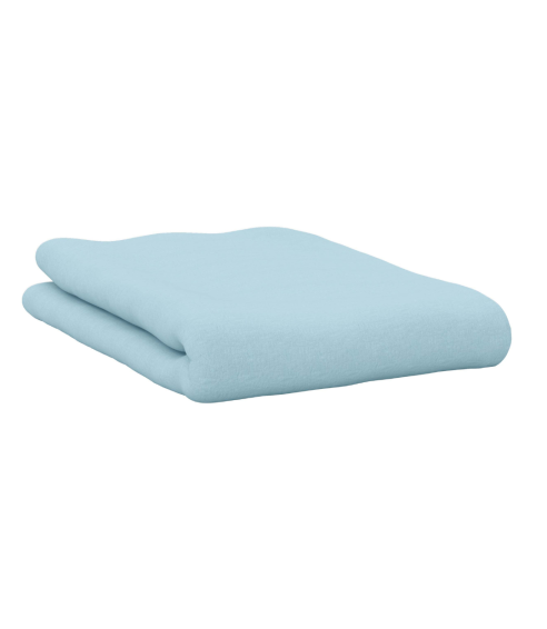 Satin Bed Sheet "Ice Blue". Flat sheets