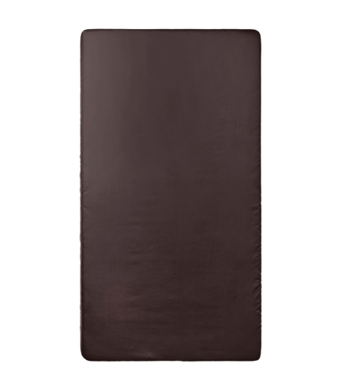 Satin Fitted Sheet „Brown Sateen“. Fitted sheets 90x200