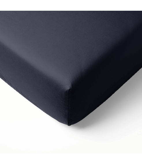 Satin Fitted Sheet „Dark Grey Sateen“. Fitted sheets 90x200