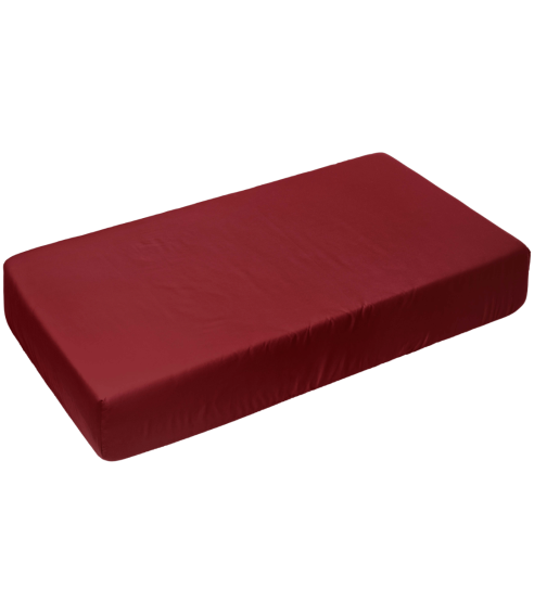 Satin Fitted Sheet „Sun-dried Tomato Sateen“. Fitted sheets 90x200