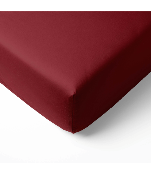 Satin Fitted Sheet „Sun-dried Tomato Sateen“. Fitted sheets 90x200