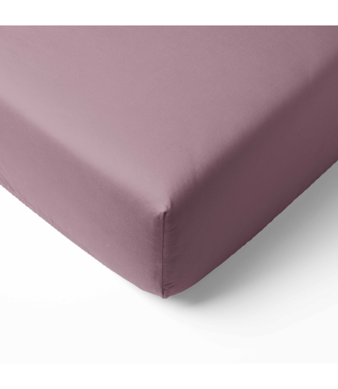 Satin fitted sheet "Dusty pink glow". Fitted sheets 90x200