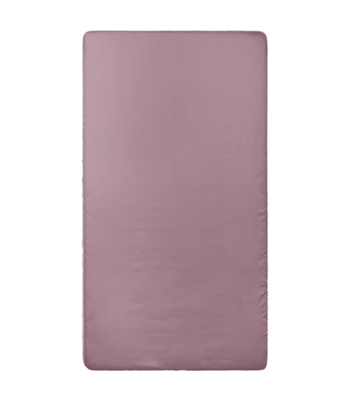 Satin fitted sheet "Dusty pink glow". Fitted sheets 90x200