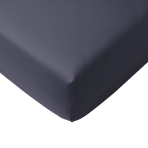 Satin fitted sheet "Graphite Glow", 80x200 cm, 90x200 cm, 120x200 cm, 140x200 cm, 160x200 cm, 180x200 cm. Elegant graphite bed sheet, providing a subtle and stylish upgrade to your bedding.