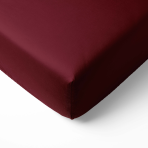Satin fitted sheet "Maroon". Fitted sheets 160x200, 90x200 cm, 140x200 cm, 160x200 cm, 180x200 cm