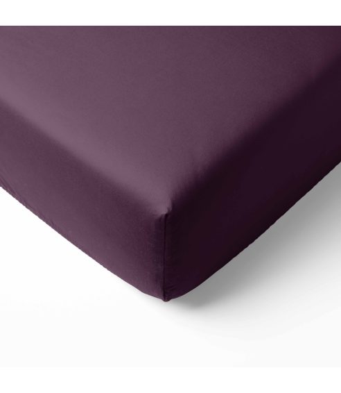 Satin Fitted Sheet „Plum glow“. Fitted sheets 90x200