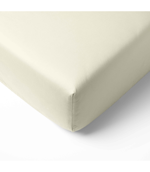 Satin fitted sheet "Vanilla Glow". Fitted sheets 90x200