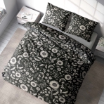 Satin pillowcase “Night Flowers”
