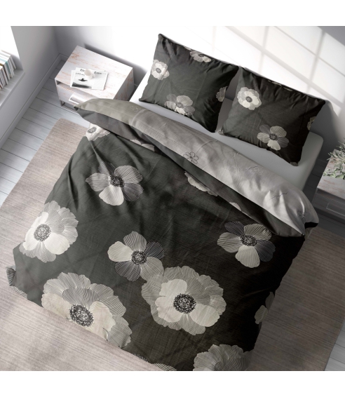 Satin pillowcase “Poppiescape”. Pillowcases 50x70