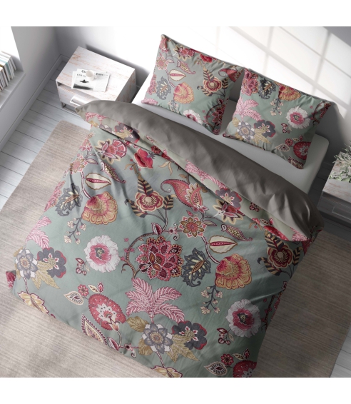 Satin pillowcase “Scarlet Garden”. Pillowcases 50x70